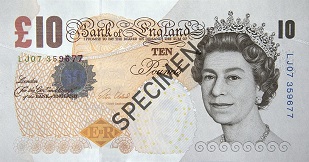 Prayer and new £5, £10 & £20 Notes